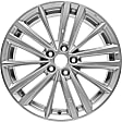 ALY68799U20N Jante Aluminum Silver Wheel - 17 in. X 7 in., 5 x 100 mm Bolt Pattern, Sold Individually