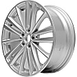 ALY68799U20N Jante Aluminum Silver Wheel - 17 in. X 7 in., 5 x 100 mm Bolt Pattern, Sold Individually