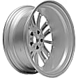 ALY68799U20N Jante Aluminum Silver Wheel - 17 in. X 7 in., 5 x 100 mm Bolt Pattern, Sold Individually