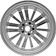 ALY68799U20N Jante Aluminum Silver Wheel - 17 in. X 7 in., 5 x 100 mm Bolt Pattern, Sold Individually