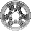 ALY69346U10N Jante Aluminum Silver Wheel - 15 in. X 7 in., 6 x 5.5 in. Bolt Pattern, Sold Individually