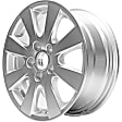 ALY69496U20N Jante Aluminum Silver Wheel - 16 in. X 6.5 in., 5 x 4.5 in. Bolt Pattern, Sold Individually