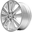 2009 Toyota Corolla - Aluminum Silver Wheel, Sedan, 16 in. x 6.5 in., 5 x 100 mm Bolt Pattern
