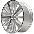 ALY69548U10N Jante Aluminum Silver Wheel - 19 in. X 7.5 in., 5 x 4.5 in. Bolt Pattern, Sold Individually