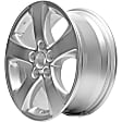 2013 Toyota Sienna - Aluminum Silver Wheel, 17 in. x 7 in., 5 x 4.5 in. Bolt Pattern