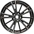 ALY69621U30N Jante Aluminum Charcoal Wheel - 17 in. X 7 in., 5 x 100 mm Bolt Pattern, Sold Individually