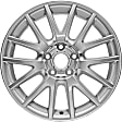 2013 Volkswagen Jetta - Aluminum ALLOY WHEEL, 17 X 7, 14 SPOKE, ALL PAINTED SILVER (NEW REPLICA); TYPE 5; Bolt Pattern: 5 on 112MM; OE: 1K0601025AN8Z8,1K0601025AN, 17 in. x 7 in., 5 x 112 mm Bolt Pattern