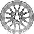2013 Volkswagen Jetta - Aluminum ALLOY WHEEL, 17 X 7, 14 SPOKE, ALL PAINTED SILVER (NEW REPLICA); TYPE 5; Bolt Pattern: 5 on 112MM; OE: 1K0601025AN8Z8,1K0601025AN, 17 in. x 7 in., 5 x 112 mm Bolt Pattern