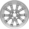 2016 Volkswagen Jetta - Aluminum Silver Wheel, Factory Replacement (Associated Hollander Numbers: 70006; 70008); OE: 1K0-601-025-CQ-828, 16 in. x 6.5 in., 5 x 112 mm Bolt Pattern