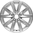 ALY69936U20N Jante Aluminum Silver Wheel - 17 in. X 7 in., 5 x 112 mm Bolt Pattern, Sold Individually