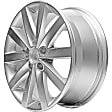 ALY69936U20N Jante Aluminum Silver Wheel - 17 in. X 7 in., 5 x 112 mm Bolt Pattern, Sold Individually