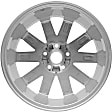 ALY69936U20N Jante Aluminum Silver Wheel - 17 in. X 7 in., 5 x 112 mm Bolt Pattern, Sold Individually