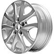 ALY70777U20N Jante Aluminum Silver Wheel - 16 in. X 6 in., 5 x 115 mm Bolt Pattern, Sold Individually