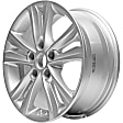 ALY70802U20N Jante Aluminum Silver Wheel - 16 in. X 6.5 in., 5 x 115 mm Bolt Pattern, Sold Individually