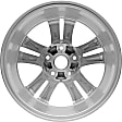 ALY70802U20N Jante Aluminum Silver Wheel - 16 in. X 6.5 in., 5 x 115 mm Bolt Pattern, Sold Individually