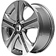 2015 Hyundai Elantra Sport 4 Cyl 2.0L - Aluminum Charcoal Wheel, 17 in. x 7 in., 5 x 115 mm Bolt Pattern