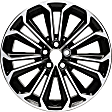 ALY75152U45N Jante Aluminum Painted Black Wheel - 17 in. X 7 in., 5 x 100 mm Bolt Pattern, Sold Individually