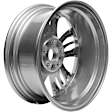 2016 Toyota Camry - Aluminum Gray Wheel, 17 in. x 7 in., 5 x 4.5 in. Bolt Pattern