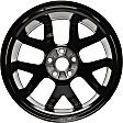 ALY75201U45N Jante Aluminum Painted Black Wheel - 18 in. X 7.5 in., 5 x 114 mm Bolt Pattern, Sold Individually