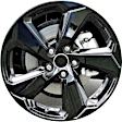 2020 Toyota RAV4 - Alloy Painted Black Wheel, 18 in. x 7 in., 5 x 4.5 in. Bolt Pattern