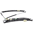 Front, Driver Side Power Window Regulator, Without Motor