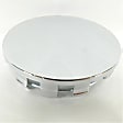 1999 Nissan Altima - Wheel Center Cap, Chrome Finish, 2.125in. Diameter; For 16; 17; 18in. Wheel; Blank Aftermarket Center Cap, Sold Individually