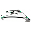 Front, Driver Side Power Window Regulator, With Motor