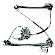 Front, Driver Side Power Window Regulator, With Motor