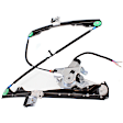 2001 Ford Focus - Hatchback Front, Driver Side Power Window Regulator, With Motor, 2-Door