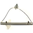 Front, Driver Side Manual Window Regulator, Without Motor