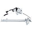 Front, Passenger Side Power Window Regulator, With Motor, 6-Pin Plug