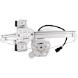 2012 Chevrolet Caprice - Rear, Driver Side Power Window Regulator, With Motor
