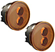 JW Speaker 0346483 Jeep JK LED Turn Signal Lights, DOT Compliant, Amber Lens, Set of 2