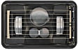 1991 Mercury Colony Park - Driver and Passenger Side LED With bulb(s), 5 in. Square Conversion Headlight, H4651 Type Upgrade, Clear Lens, Chrome Interior, Model 8800 Evolution 2 Series