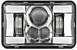 1991 Mercury Colony Park - Driver and Passenger Side LED With bulb(s), 5 in. Square Conversion Headlight, H4651 Type Upgrade, Clear Lens, Chrome Interior, Model 8800 Evolution 2 Series