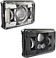 0551771 Driver or Passenger Side LED Headlight, With bulb(s), Clear Lens, Chrome Interior, Model 8800 Evolution 2 Series