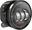 JW Speaker 0554413 Jeep JK LED Fog Lights, Carbon Fiber Inner Bezel, SAE Compliant, Set of 2