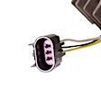 JW Speaker 0554543 Jeep JK LED Headlights, Black Bezel, Model 8700 Evolution J2 Series, DOT Compliant, Set of 2