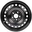 STL03876U45N Steel Painted Black Wheel - 16 in. X 6.5 in., 5 x 4.25 in. Bolt Pattern, Sold Individually