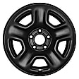STL09220U45 Steel Painted Black Wheel, 17 in. X 7.5 in.