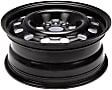 STL69494U45N Steel Painted Black Wheel - 16 in. X 6.5 in., 5 x 4.5 in. Bolt Pattern, Sold Individually