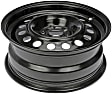 2019 Toyota Corolla - Steel Painted Black Wheel, OE: 4261112B70, 15 in. x 6 in., 5 x 100 mm Bolt Pattern
