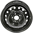 STL70811U45N Steel Painted Black Wheel - 16 in. X 6.5 in., 5 x 4.5 in. Bolt Pattern, Sold Individually