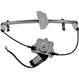 Front, Driver Side Power Window Regulator, With Motor