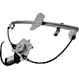 Front, Driver Side Power Window Regulator, With Motor