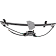 Front, Driver Side Power Window Regulator, With Motor