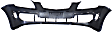 Front Primed Bumper Cover, Hatchback/Sedan