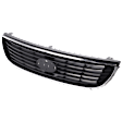 Grille Assembly, Chrome Shell with Painted Black Insert