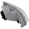 Driver Side Headlight, with Bulb, Halogen, Clear Lens, 4 Cyl., 2.0L Engine
