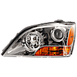 Driver Side Headlight, with bulb, Halogen, Production Date To April 22, 2008
